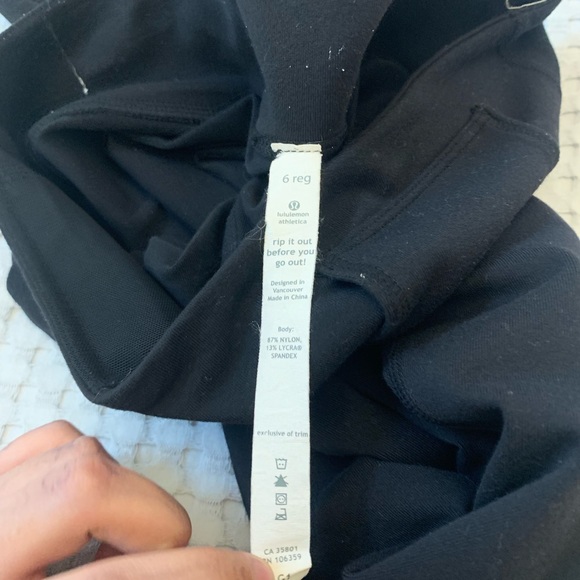 Lululemon Black flare leggings - Picture 2 of 4